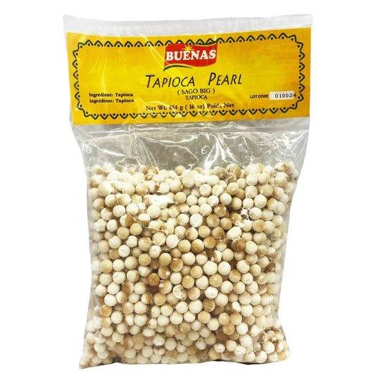Buenas Tapioca Pearl (Sago Big) - 454 gm - Pinoyhyper