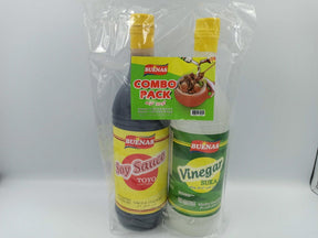 Buenas Vinegar + Soy Sauce Combo Pack 1Ltr - Pinoyhyper