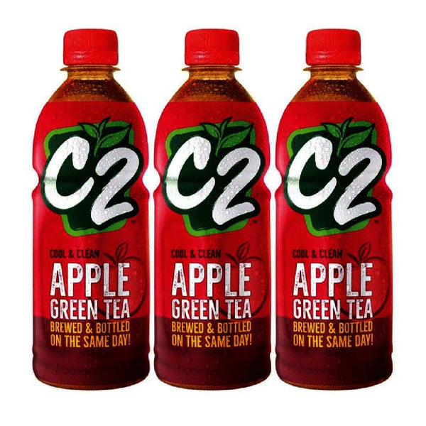 C2 Green Tea Apple Cool & Clean 500ml (Red) 2+1 Offer - Pinoyhyper