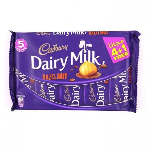 Cadbury Dairy Milk Hazelnuts Chocolate 37 g 4 + 1 Free - Pinoyhyper