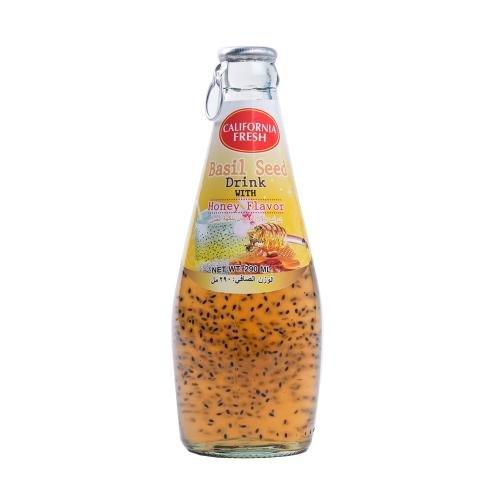 California Fresh Basil Seed Drink Honey - 290Ml - Pinoyhyper