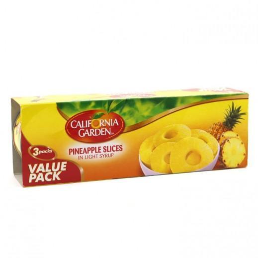 California Garden Pineapple Sliced - Value Pack 3x227g - Pinoyhyper