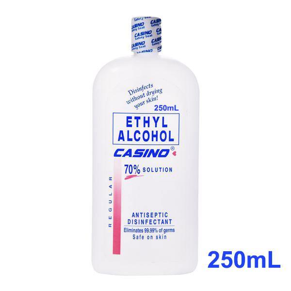 Casino ethyl alcohol 70% solution 250ml - Pinoyhyper