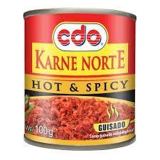 CDO Karne Norte Hot &amp; Spicy Guisado 100g - Pinoyhyper
