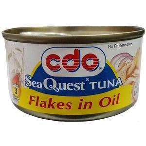 CDO Sea Quest Tuna Flakes in Oil 180g - Pinoyhyper