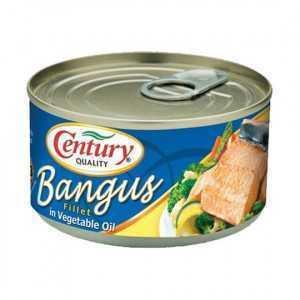 Century Bangus Fillet in Veg Oil 184g - Pinoyhyper