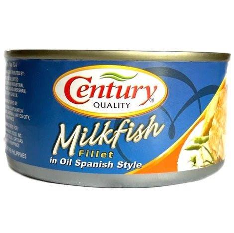 Century Tuna Milkfish Fillet In Oil Spanish Style - 180g - Pinoyhyper