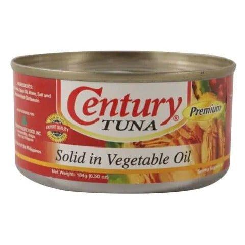 Century Tuna Solid In Vegetable Oil - 184gm - Pinoyhyper