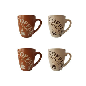 Ceramic Coffee Mugs Mug 4 Pcs Box - Pinoyhyper
