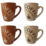 Ceramic Coffee Mugs Mug 4 Pcs Box - Pinoyhyper