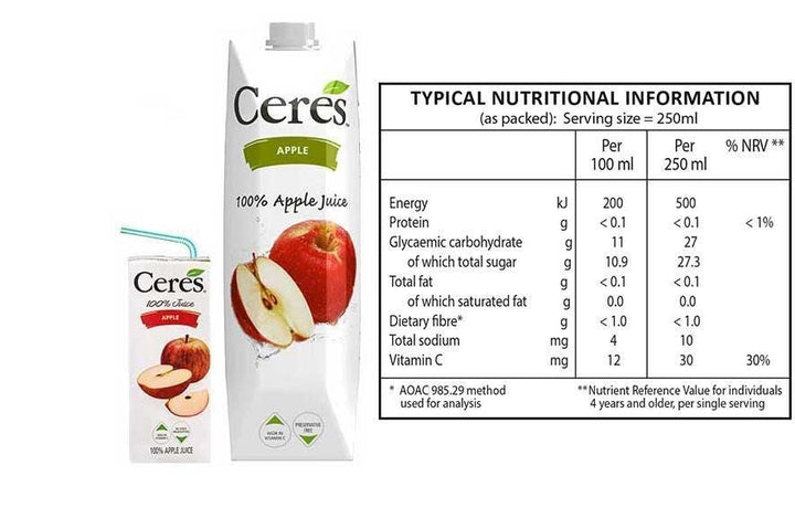 Ceres Apple Juice 1Ltr - Pinoyhyper