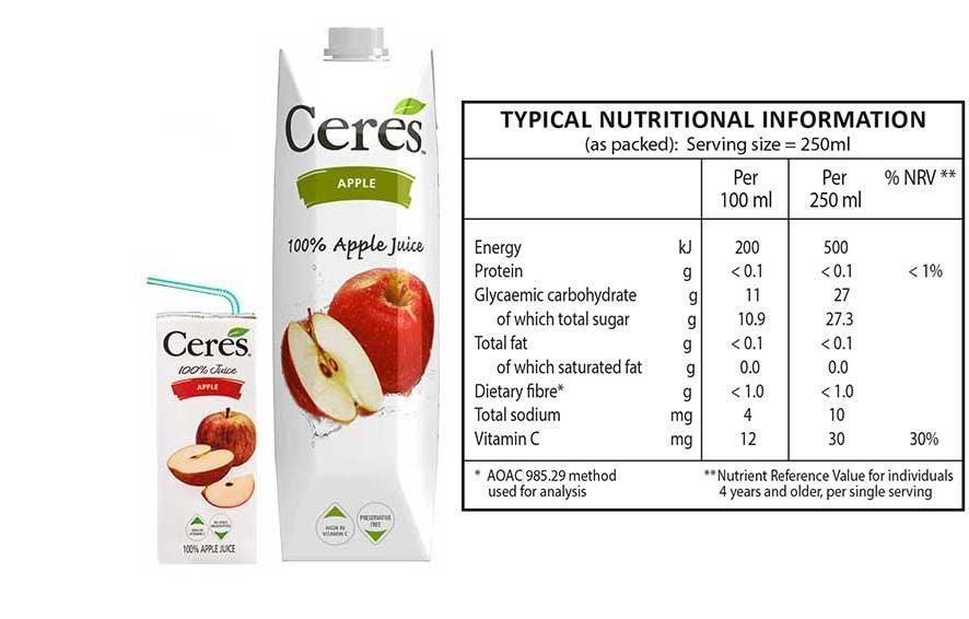 Ceres Apple Juice 1Ltr - Pinoyhyper