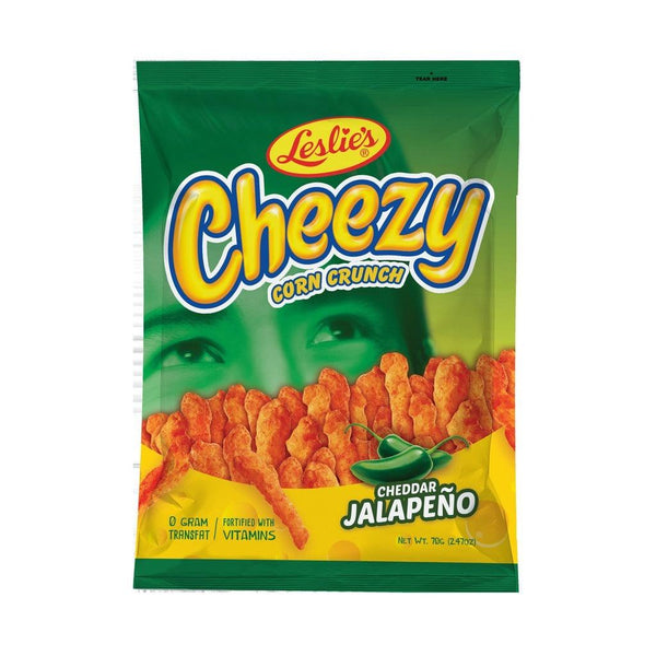 Cheezy Corn Crunch Cheddar Jalapeno - 70g - Pinoyhyper