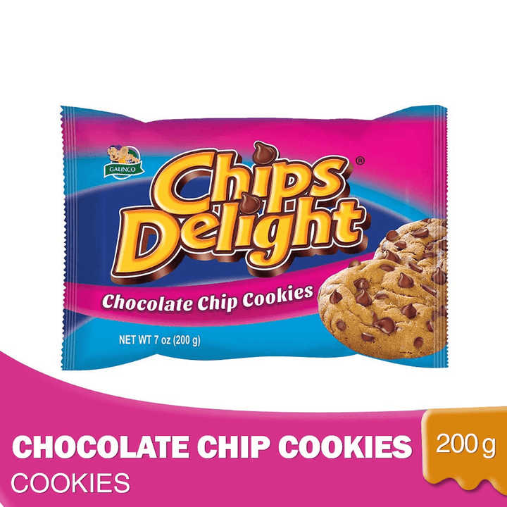 Chips Delight Chocolate Chip Cookies Original - 200g - Pinoyhyper