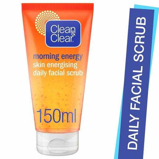Clean & Clear morning energy skin energising daily facial Scrub - 150ml - Pinoyhyper