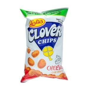 Clover Chips Cheesier Flavour Corn Snack 85g - Leslie's - Pinoyhyper