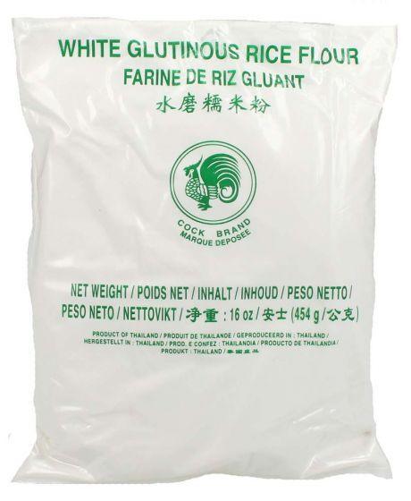 Cock Brand White Glutinous Rice Flour 454g - Pinoyhyper
