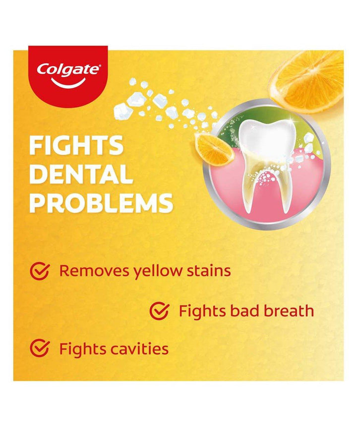 Colgate Active Salt Lemon Germ Fighting Toothpaste - 200gm - Pinoyhyper