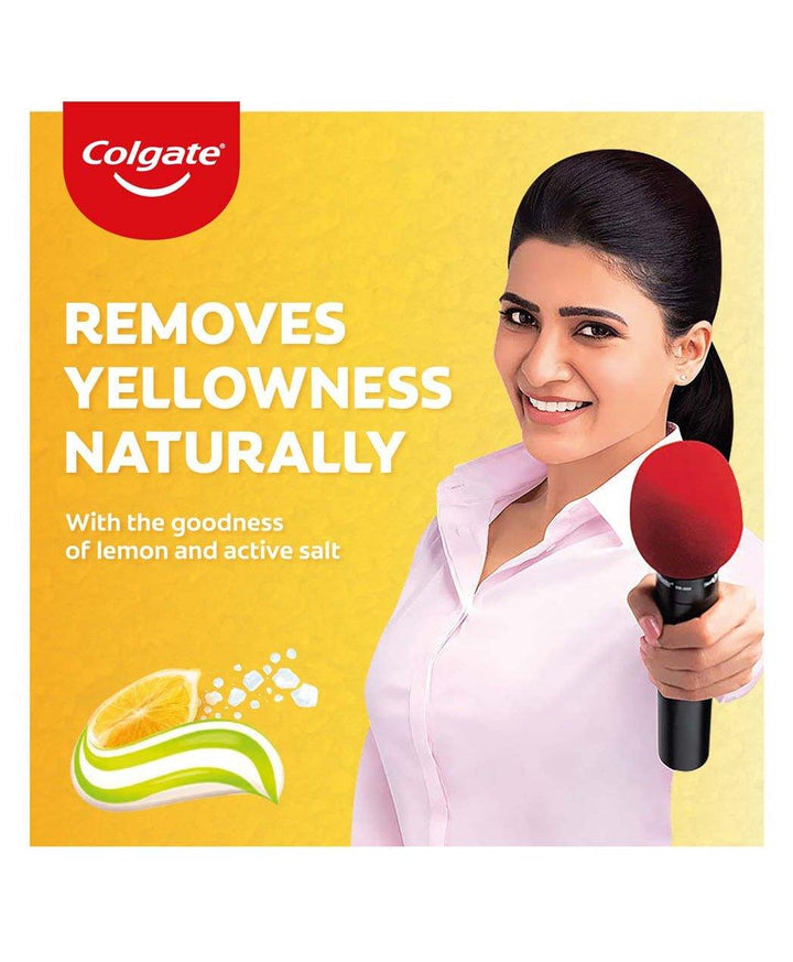 Colgate Active Salt Lemon Germ Fighting Toothpaste - 200gm - Pinoyhyper