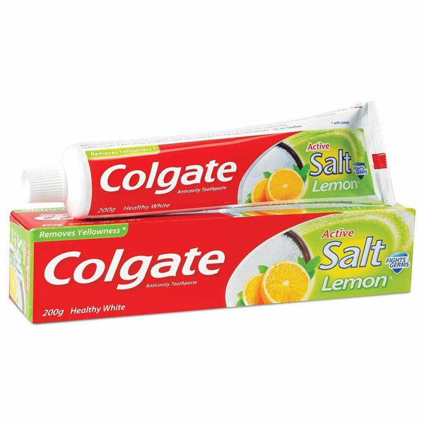 Colgate Active Salt Lemon Toothpaste 200g - Pinoyhyper