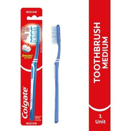 Colgate Double Action Medium Toothbrush - 1 unit - Pinoyhyper
