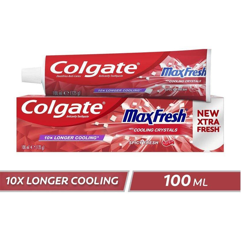 Red Colgate Toothpaste Colgate Max Fresh Spicy Gel Toothpaste Red -100ml – Pinoyhyper