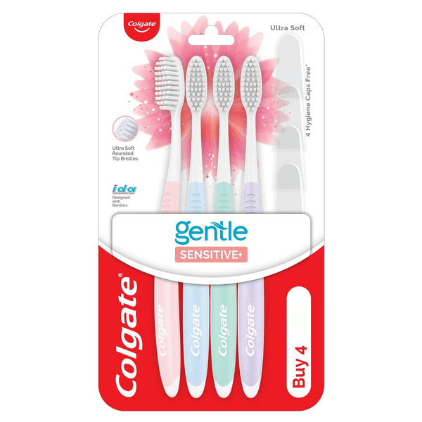Colgate Sensitive Soft Bristles Toothbrush - 4 Pcs - Pinoyhyper