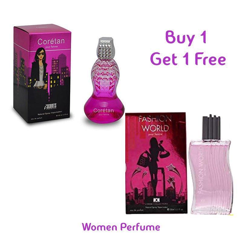 Coretan and Fashion World Women Perfumes 1+1 - Pinoyhyper
