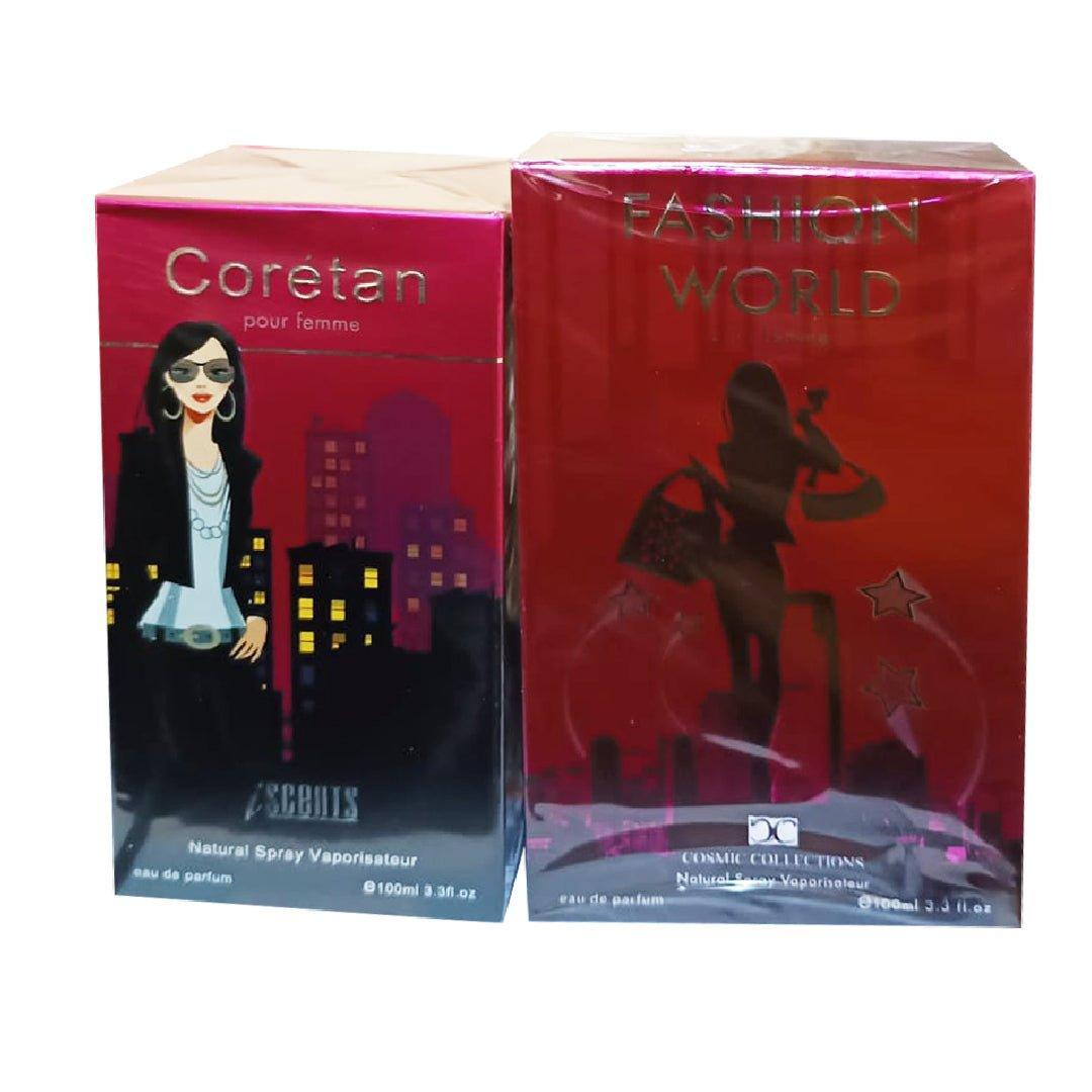 Coretan and Fashion World Women Perfumes 1+1 - Pinoyhyper