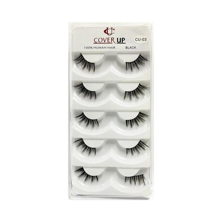 Cover Up 100% Human Eyelash Hair Black  CU-03 - Pinoyhyper