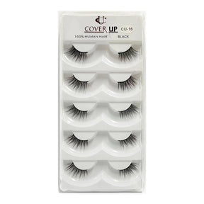 Cover Up 100% Human Hair Eyelash Black  CU-16 - Pinoyhyper