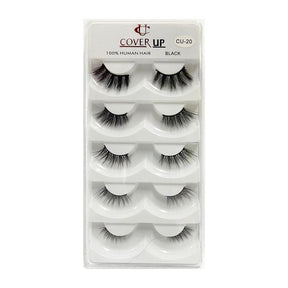 Cover Up 100% Human Hair Eyelash Black  CU-20 - Pinoyhyper
