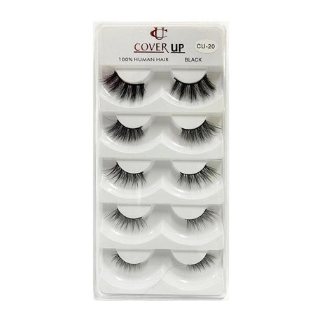 Cover Up 100% Human Hair Eyelash Black  CU-20 - Pinoyhyper
