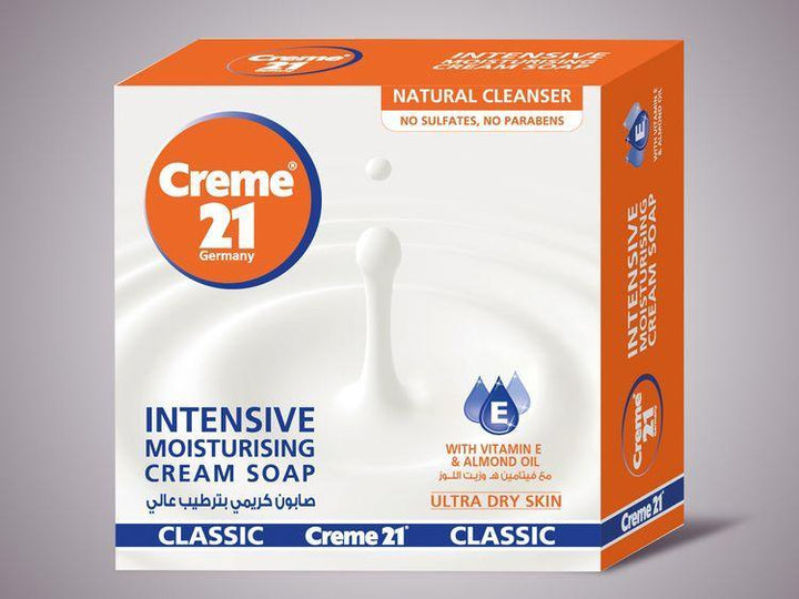 Creme 21 Cream Soap Intensive Moisturizing 4 x 125g - Pinoyhyper