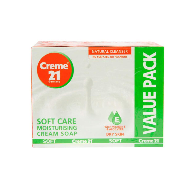 Creme 21 Soap Soft Care Moisturizing 4 x 125g - Pinoyhyper