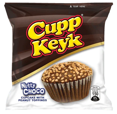 Cupp Keyk Nutty Choco Cupcake With Peanut 10x34g - Pinoyhyper