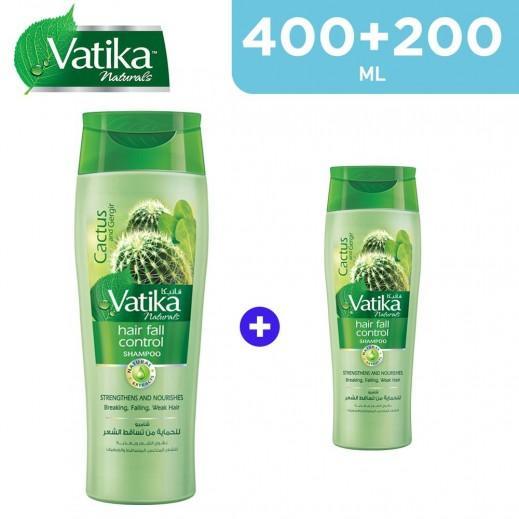 Dabur Vatika Hair Fall Control Shampoo 400ml + 200ml - Pinoyhyper