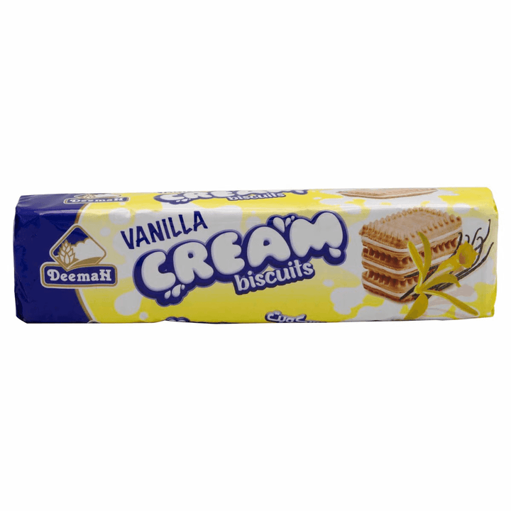 Deemah Vanilla Cream Biscuits - 90g - Pinoyhyper