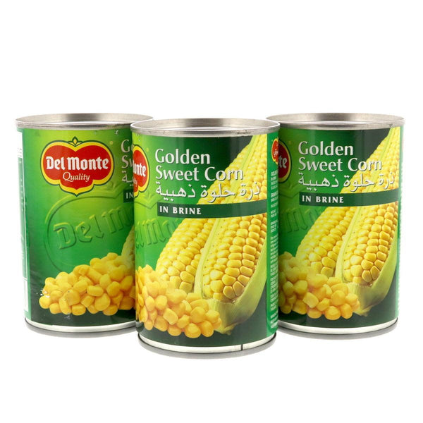 Del Monte Golden Sweet Corn 3 X 410g Family Pack - Pinoyhyper