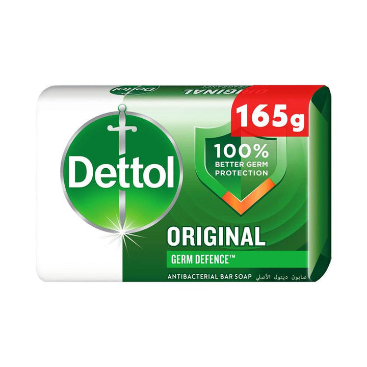 Dettol Original Germ Defence Anti-Bacterial Bar Soap 4 × 165g - Pinoyhyper
