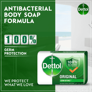 Dettol Original Germ Defence Anti-Bacterial Bar Soap 4 × 165g - Pinoyhyper