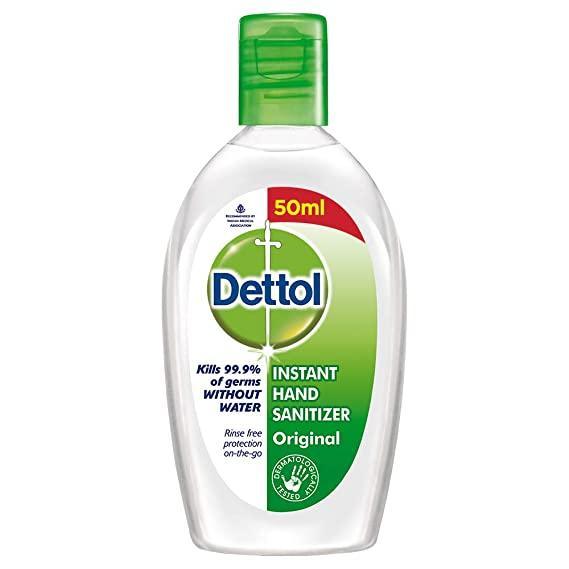 Dettol Original Germ Protection Alcohol based Hand Sanitizer- 50ml - Pinoyhyper