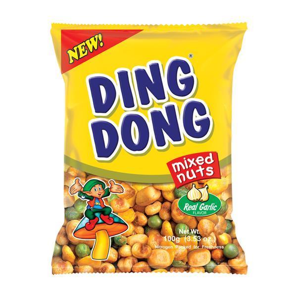 Ding Dong Real Garlic Super Mixed Nuts 100gm - Pinoyhyper
