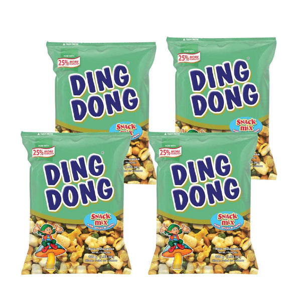 Ding Dong Snack Mix With Chips & Curls 100gm x 4 Pcs - Pinoyhyper