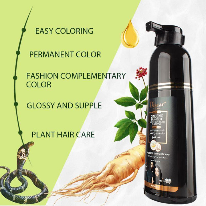 Disaar Black Dye Hair Shampoo - 400ml - Pinoyhyper