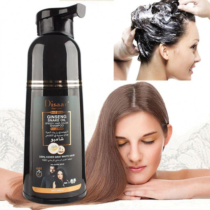 Disaar Black Dye Hair Shampoo - 400ml - Pinoyhyper