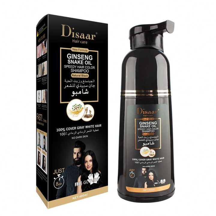 Disaar Black Dye Hair Shampoo - 400ml - Pinoyhyper