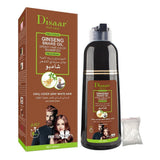 Disaar Organic Brown Hair Care Dye Shampoo 400ml - Brown Color - Pinoyhyper