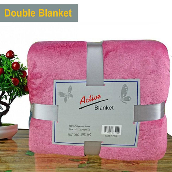 Double Blanket Color 200x230 cm - Pinoyhyper