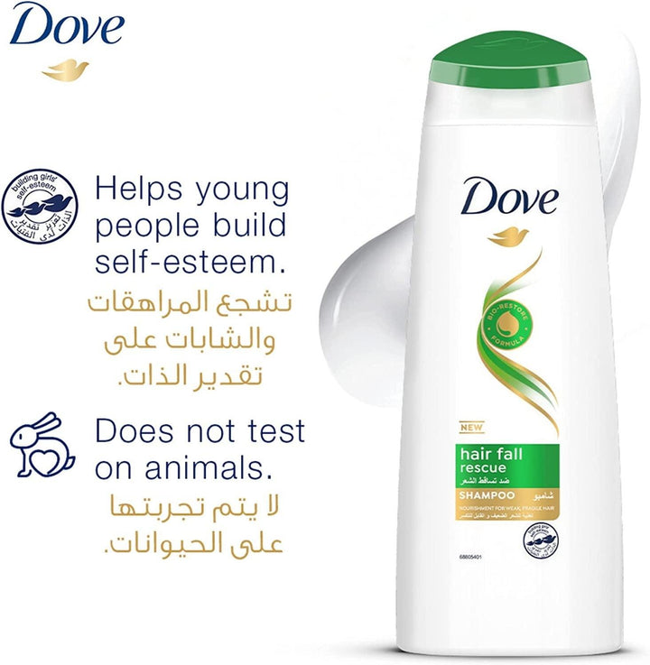 Dove Hair Fall Rescue Shampoo - 400+200ml - Pinoyhyper